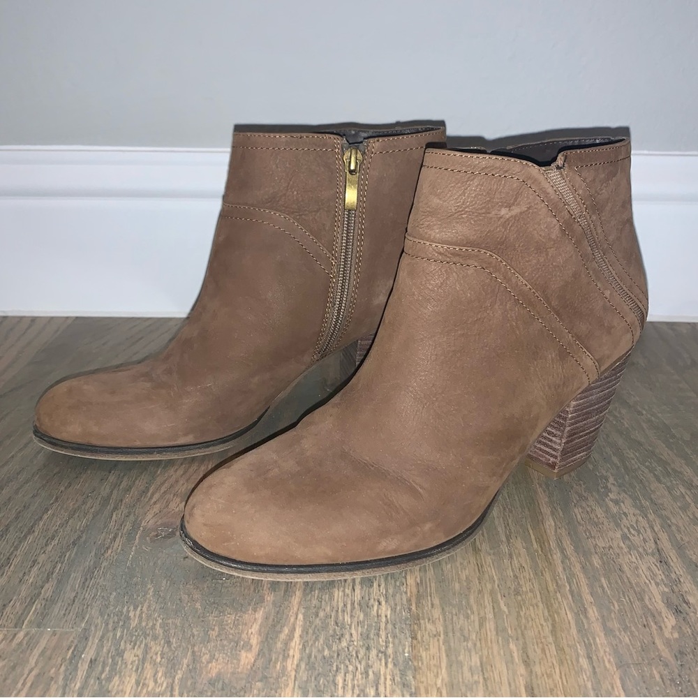Franco Sarto Brown Booties